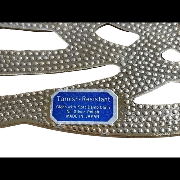 Silver plate-swan trivet - Picture 3 of 5